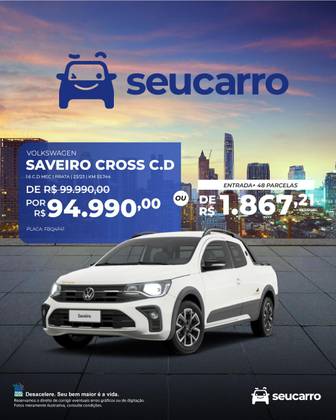 VOLKSWAGEN SAVEIRO 1.6 CROSS CD 16V FLEX 2P MANUAL VOLKSWAGEN SAVEIRO 1.6 CROSS CD 16V FLEX 2P MANUAL